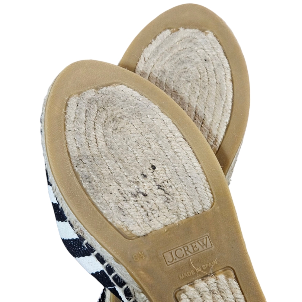 NWOT J.Crew Made-in-Spain Slingback Espadrille Sandals Size 8.5 - Picture 4 of 6
